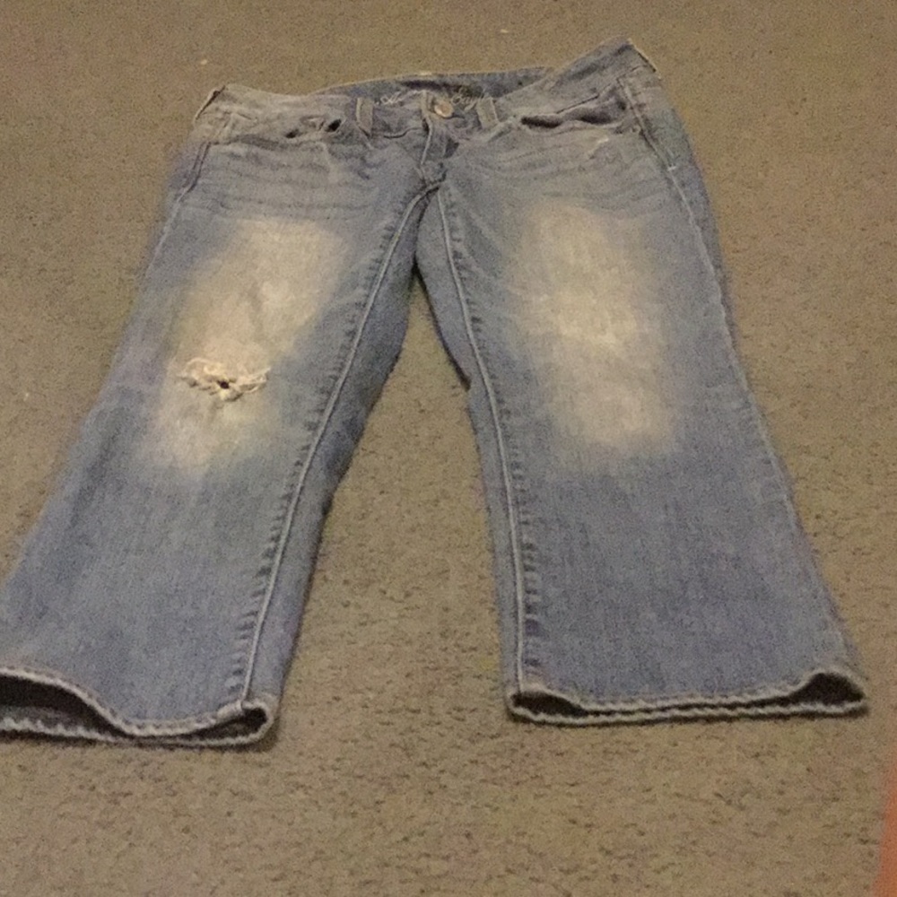 American Eagle Stretch cut off Jeans